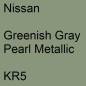 Preview: Nissan, Greenish Gray Pearl Metallic, KR5.